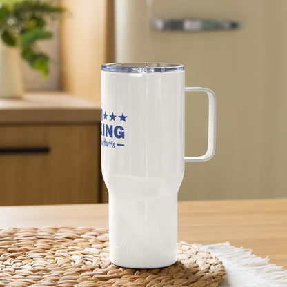 I'm Speaking Travel mug with a handle