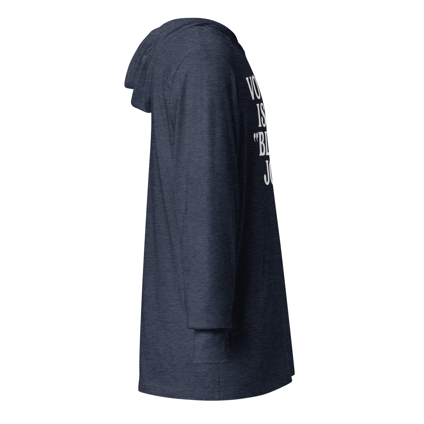 My Black Job Hooded long-sleeve tee