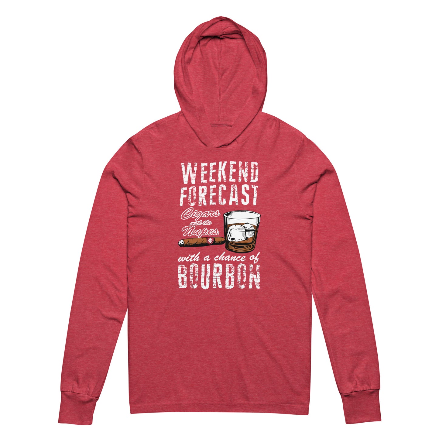 Weekend Forecast Hooded long-sleeve tee