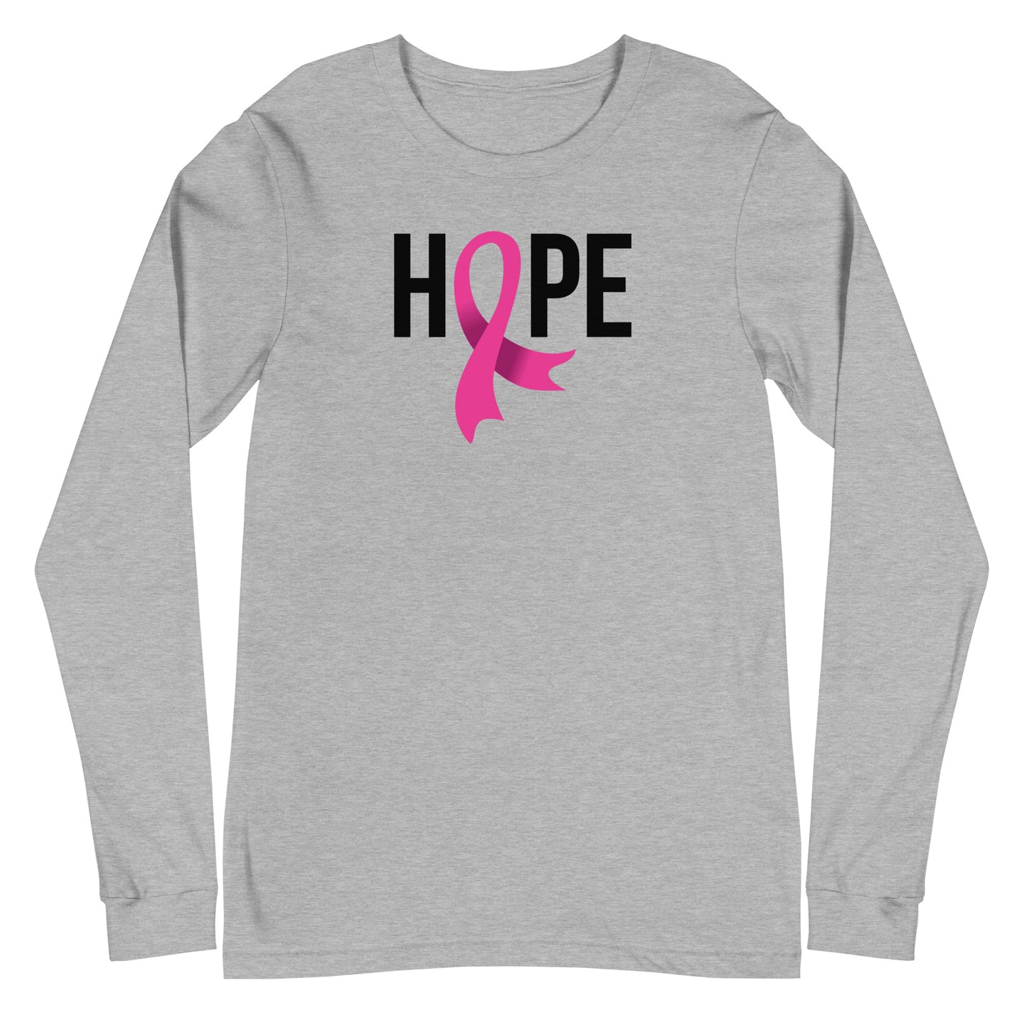 Hope Pink Ribbon Unisex Long Sleeve Tee