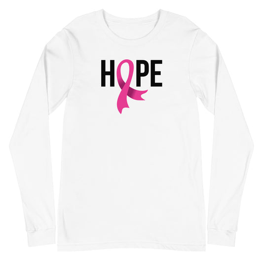 Hope Pink Ribbon Unisex Long Sleeve Tee