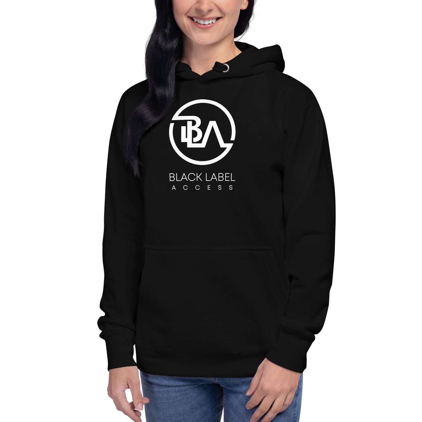 BLA White Logo Unisex Hoodie