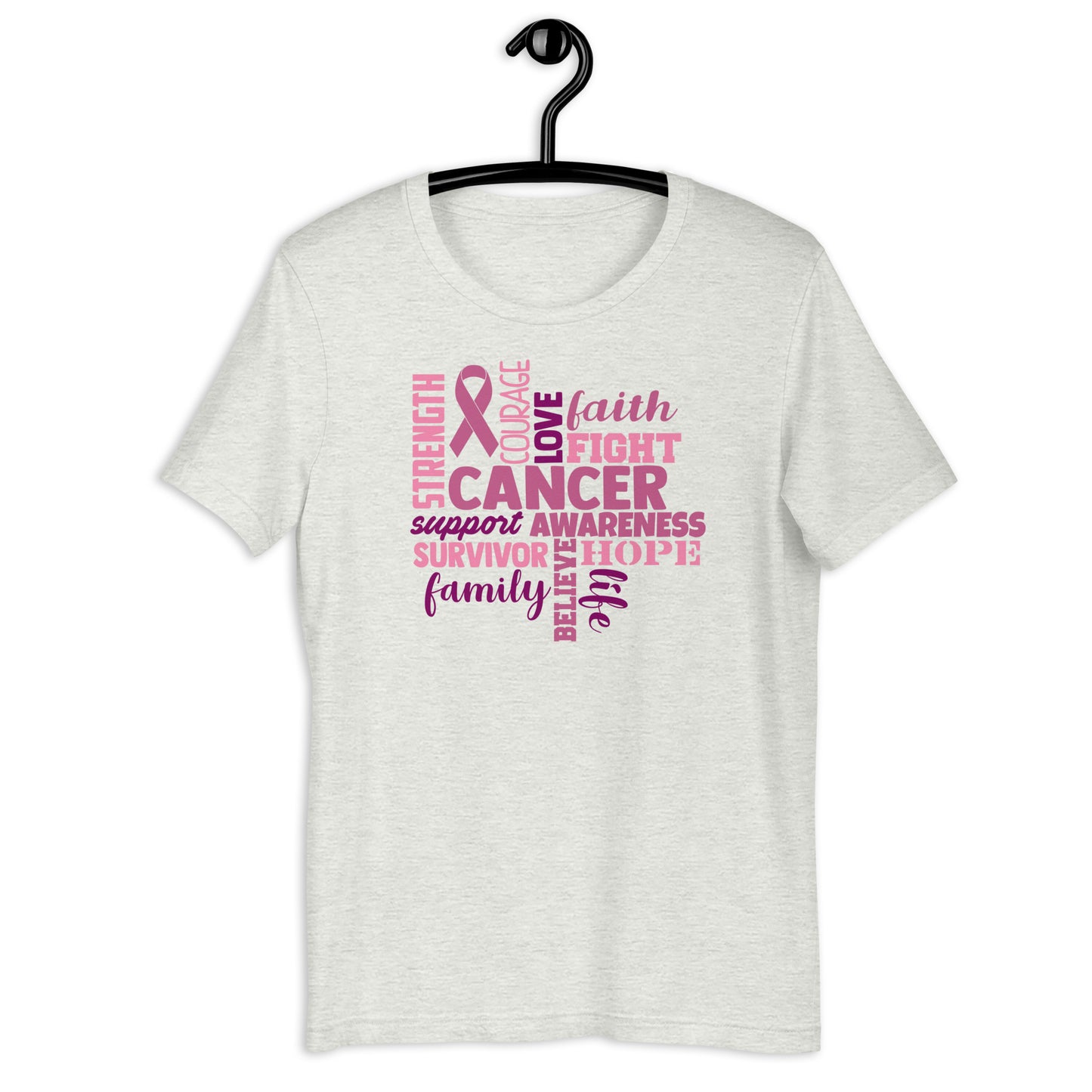 Support Cancer Awareness Unisex t-shirt