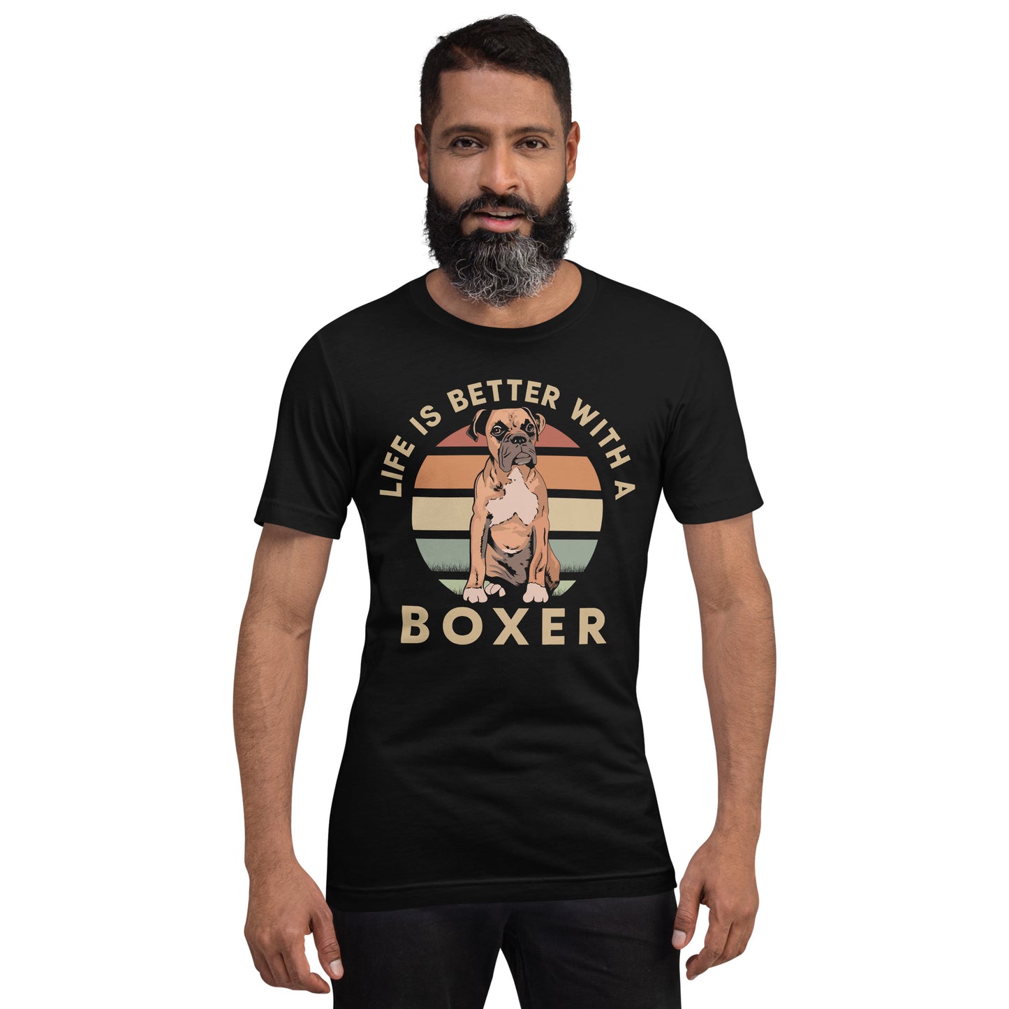 Life is Better with a Boxer Unisex t-shirt