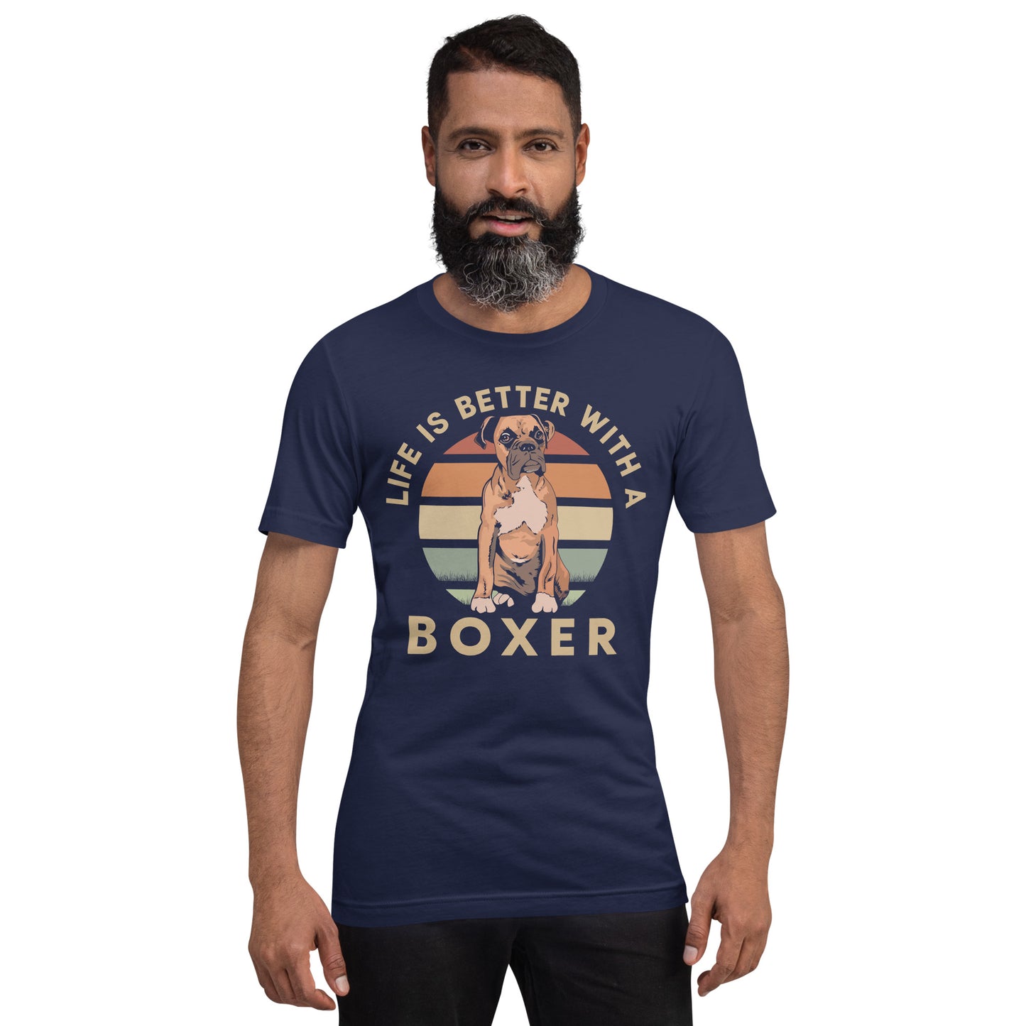 Life is Better with a Boxer Unisex t-shirt