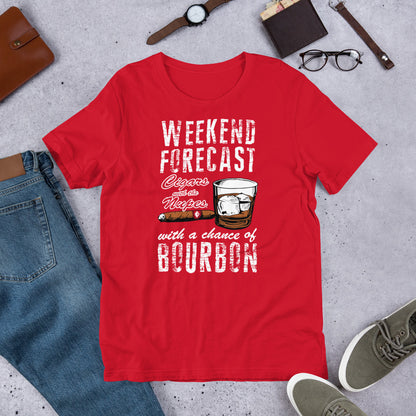 Weekend Forecast Unisex t-shirt