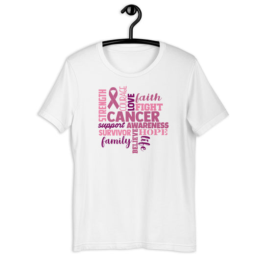 Support Cancer Awareness Unisex t-shirt