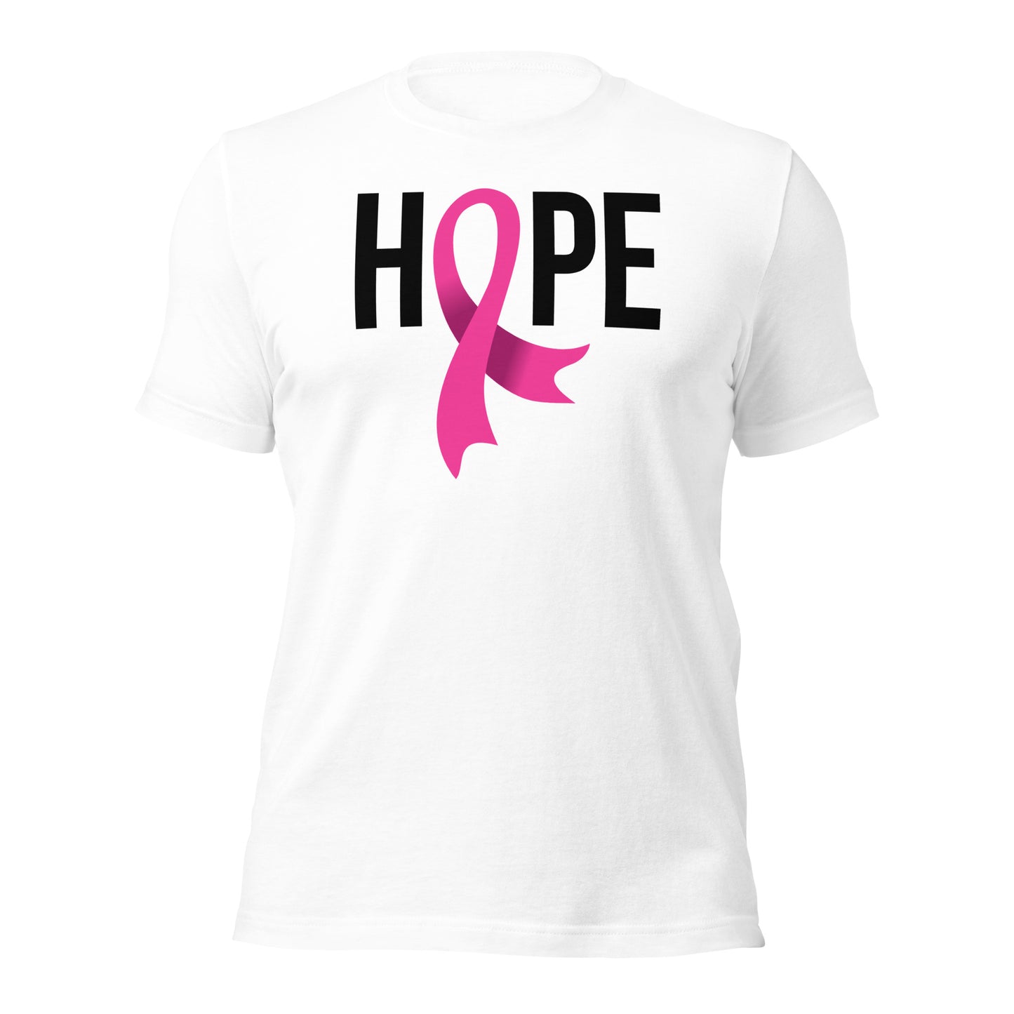 Hope Pink Ribbon Unisex t-shirt